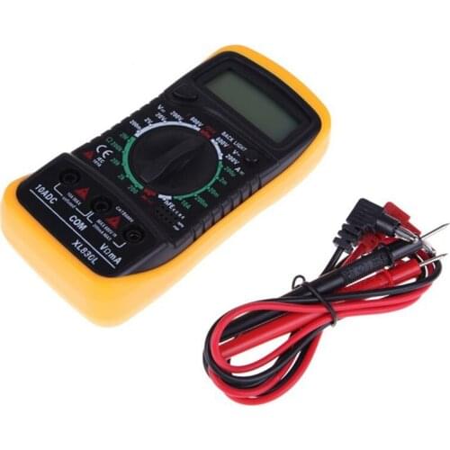 Digital Multimeter, Electrical Tester 1999 Counts AC/DC Voltmeter, Measuring Resistance Continuity Capacitance Transistor Diode