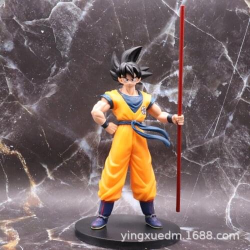 Dragon Ball Anime 20th Anniversary Son Goku Ornaments Saiya Boxed Models Classic Toys Action Figures Dolls Children Kids Gifts