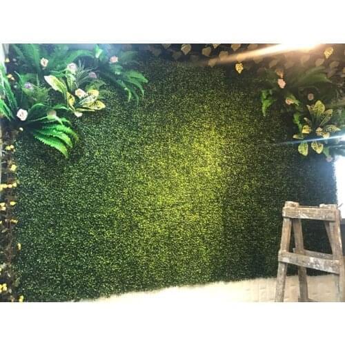 Wedding green grass wall background decoration home market hotel shop decorative plant wall wedding flower wall