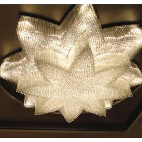 L Hotel lobby light KTV light club non-engineering lights large hotel engineering lights five-pointed star crystal lamp