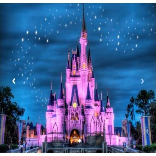 Beibehang Fairy Tale Castle Wallpaper Mural Wall Kids Room Bedroom Background Wallpaper Modern wallpaper for walls 3 d