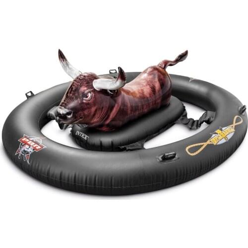 Bullfighter Riding Adult Swimming Ring Large Children Water Inflatable Toys Float Floating Mattress