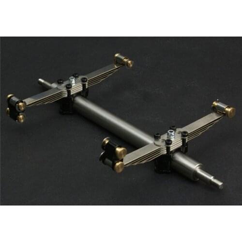 LESU Aluminium Alloy Suspension Axle Set for 1/14 TAMIYA RC Trailer Plate Truck DIY Model