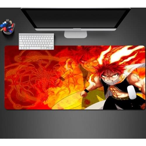 Hot Blood Boys Most Popular Anime Mousepad Game Team Players Competition Mouse Pad Senior Rubber Non - slip Pads To Gamer