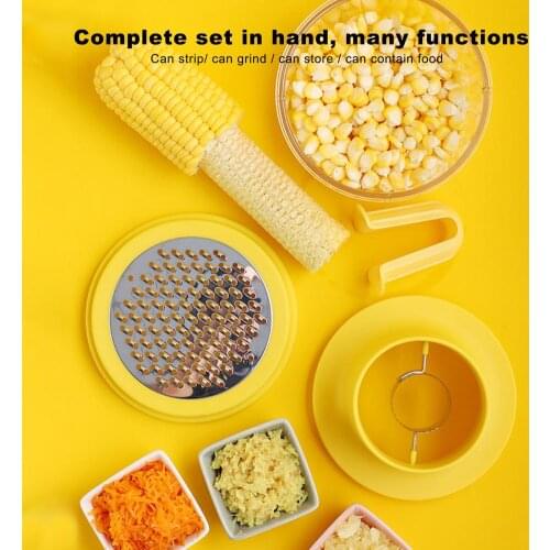 Manual Corn Remover Corn Stripper Manual Corn Cob Threshing Removing Stripping Tool For Kitchen Fruit Vegetable Cutting Tool