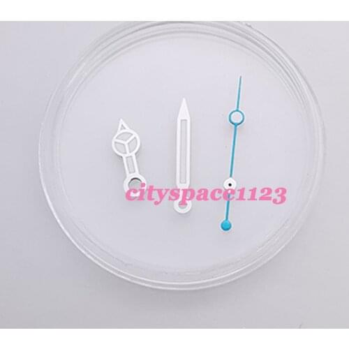 Blue watch hands parts Luminous suitable for NH35 NH36 Movement watch
