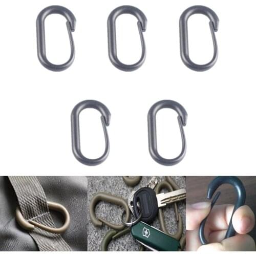 Webbing Clasp Hook Hike Backpack Tactical molle Hang Snap Buckle web webdom attach Clip Outdoor travel Camp Quickdraw Carabiner