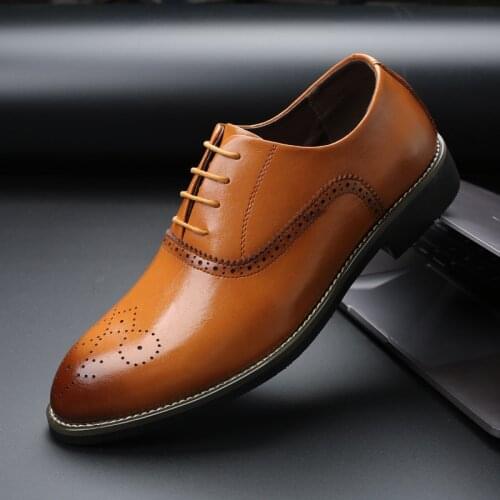 Black Men Suit Shoes Party Mens Dress Shoes Italian Leather Zapatos Hombre Formal Shoes Men Office Sapato Social Masculino