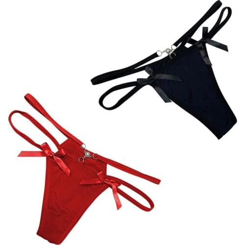 Women Thong Lace Sexy Underwear Briefs Womens G-String Traceless Thong Panties Low Waist T-Back Womens Lingerie Underpants