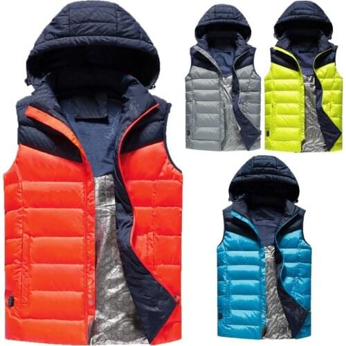 Unisex Winter Insulated Heated Vest USB Charging Electric Heating Coat Waistcoat