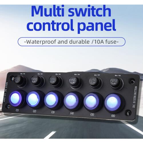 1pc High Quality Car Toggle Switch Waterproof LED Light Rocker Toggle On/Off Switches Automobile Accessories