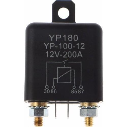 12V DC 200A High Power Car Relay Truck Motor Continuous Type Automotive Switch