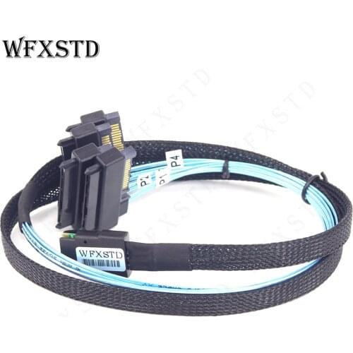 3FT 1M 36Pins Mini SAS 36pins SFF-8087 to 4 SFF-8482 Connectors With SATA Power Cable