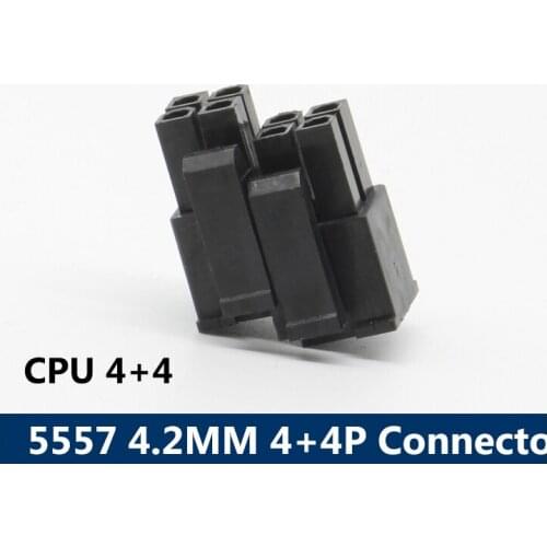 500Pcs / 1000pcs 5557 Molex 4.2mm Connector 8Pin MX4.2 Dual Row 2*4 Connector Plug Shell for Auto CPU Male Socket