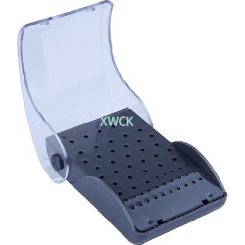 60 Hole Dental Burs Holder Plastic Box Burs Dental Holder Dental Bur Box 60 Holes Dental Tools Dentist Drill Box Autoclave