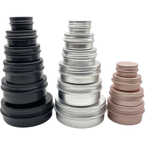100pcs 5/10/15/30/50/60g aluminum can, candle jar,cream can, conditioner, eye cream tin can, cosmetic container