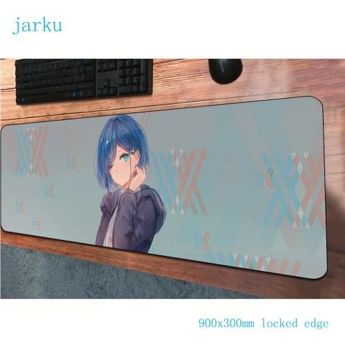 Darling in the franxx pad mouse High quality computer gamer mouse pad 900x300x3mm padmouse big mousepad gadget office desk mats