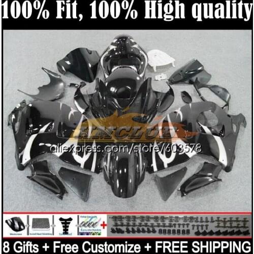 Injection For SUZUKI GSXR1300 Hayabusa 2008 2009 2010 2011 2012 2013 21CL.278 silver cool GSXR 1300 CC 14 15 16 17 18 19 Fairing