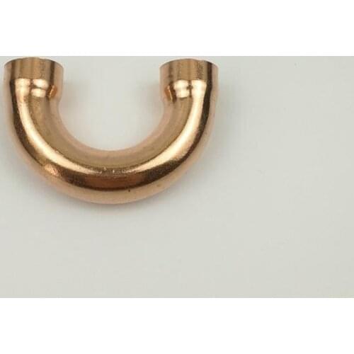 Copper 180 Elbow Plumbing Pipe Fitting Water Gas Oil Scoket Weld Coupler End Feed 180 Deg 25.4mm x1.2mm x76