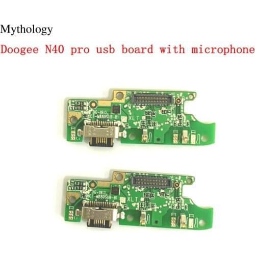 For Doogee N40 Pro Original USB Board Mobile Phone Charger Circuits Flex Cable Dock Connector Microphone Mythology