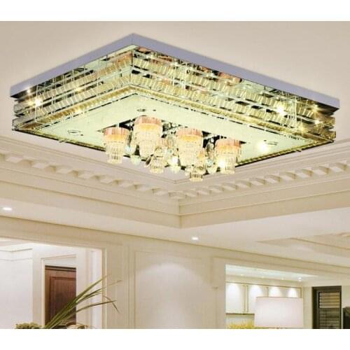 Highlighted Crystal Ceiling Light Bedroom Living Room Ceiling Light Fashion LED Ceiling Light Crystal LED lighting fixture led