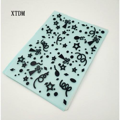 HOT plastic party template craft card making paper card album wedding decoration scrapbooking Embossing folders