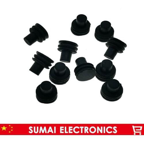 Connector waterproof ring,seal plug,waterproof plug,full core solid 6mm Silicone sheath,seal head for car