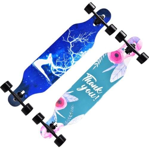Maple Wood Skateboard Longboard 41inch 105cm Wooden Skate Board
