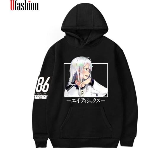 2021 New Arrival Eighty Six 86 Hoodie 86 Anime Hoodies Unisex Hoodie Pullovers Casual Style Fashion Hoodie Clothing