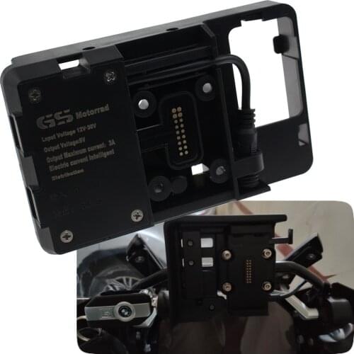 Mobile Phone USB Navigation Bracket Motorcycle USB Charging Mount for R1200GS F800GS ADV F700GS R1250GS CRF 1000L F850GS F750GS