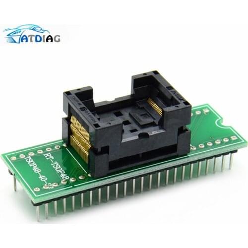 Top Quality TSOP48 to DIP48 adapter,TSOP48 test socket 0.5mm Pitch for RT809F RT809H & for XELTEK USB Programmer