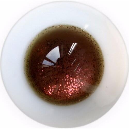 [wamami] Ewj03 14mm Blink Eyes For MSD DOD BJD Dollfie Glass Eyes Outfit Brown