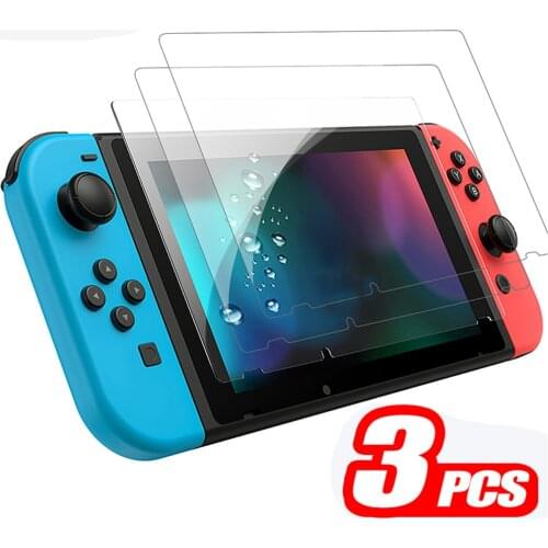 3pcs Protective Glass For Nintendo Switch Lite Screen Protector For Switch Light Tempered Glas Protection HD 9H Armor Cover Film