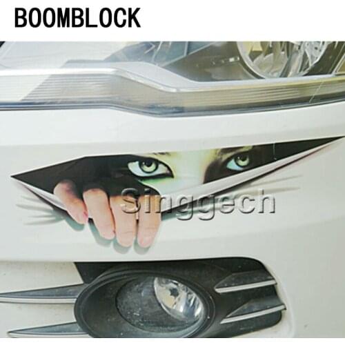 BOOMBLOCK Car-styling eyes Stickers for vw Passat B5 BMW e46 e39 Opel astra Volvo Mazda 3 6 honda civic ford focus 2 Accessories