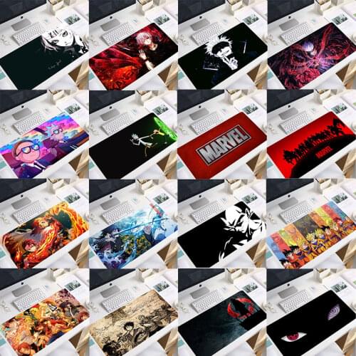 Anime large mouse pad 900x400mm anime combination computer mouse pad suitable for gamers mouse pad office manga desk mat