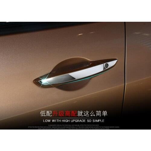 For Acura CDX 8 PCS Brand New High Quality ABS Chrome Door Handle Bowl Protector Cover Trims Car Styling Auto Accessories