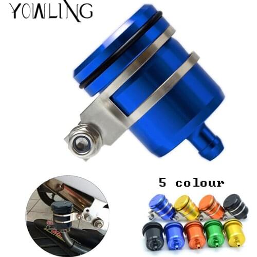 FOR YAMAHA mt-07 MT07 MT-09 mt09 2009-2014 2001-2008 Motorcycle CNC Brake Fluid Reservoir Clutch Tank round Oil Fluid Cup
