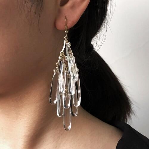 Hot-selling Earrings High-end Exaggerated Desoons Fashionable Pop-up Earrings