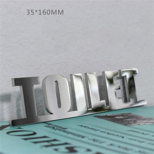 Wall Wc Signage Metal