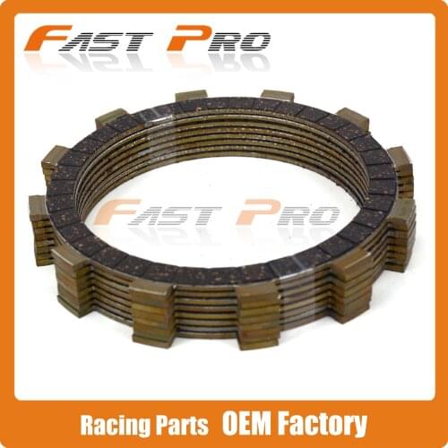 Clutch Disc Friction Plates Set 8pcs for XJR400 06 XJR400R 00-15 FJ600 84-85 FZ600 86-88 XJ600S 92-03 YX600 86-89 XJ650 XJ750R