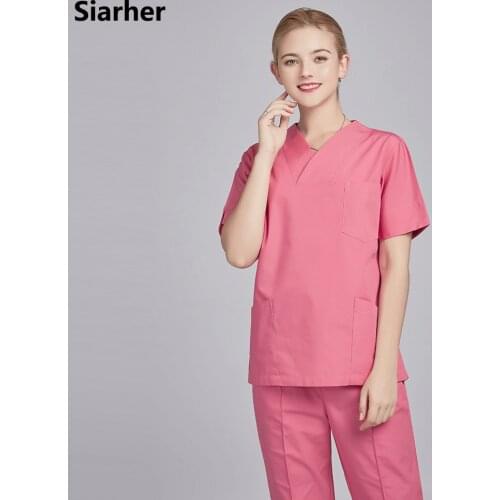 2020 new Medical Surgical Uniform lab coat Hospital Nurse Uniform Beauty salon Dentist clinic pharmacy Pet veterinar Uniform
