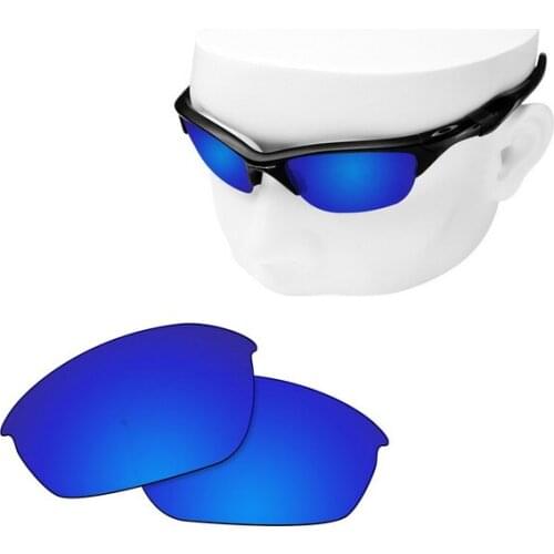 OOWLIT Polarized Replacement Lenses of Deep Blue for-Oakley Half Jacket 2.0 OO9144 Sunglasses