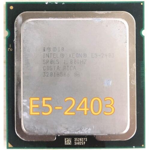 E5-2403 Original Intel Xeon E5 2403 1.8GHZ 10M 4CORES 32NM 6.4 GT/s LGA1356 80W Processor