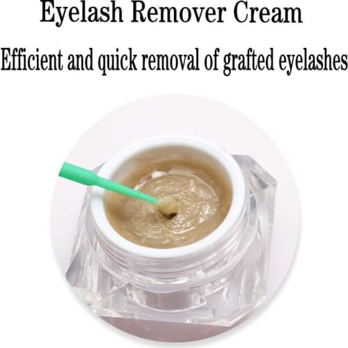 Professional Eyelashes Glue Makeup Remover Lash Glue 5g Non-irritating Gel Remover False Eyelash Extension Remover Cream Tools