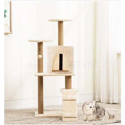 Cat climbing frame cat nest cat tree cat shelf one cat scratch board villa pet cat toy large cat jumping platform cat