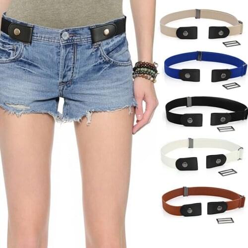 Easy Belt Without Buckle Elastic Waist Belts For Women Fashion Stretch riem Men Jeans belt Boys girls cinturones para mujer A527