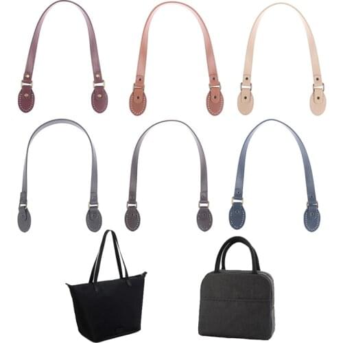 1PC 40/62Cm PU Hand Imitation Leather Cloth DIY Replacement Accessories For Handbags Bag Handle Strap For Bags