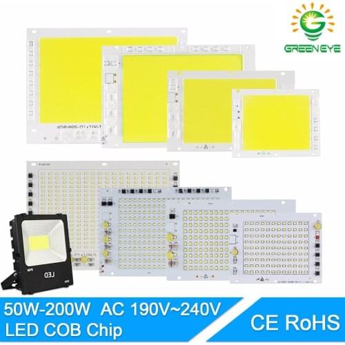Led cob chip 2835 SMD led 220V 100W 150W 200W led lamp Smart IC Driver High Lumens DIY For outdoor Floodlight Spotlight