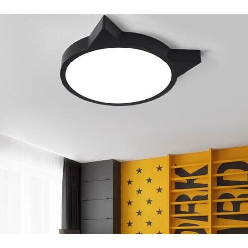 Nordic Oak Led Ceiling Lights Living Room Round Multicolor Alloy Led Ceiling Lamp Bedroom Led Ceiling Light Fixture 40cm