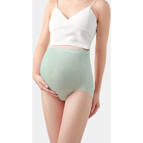 3D Seamless Stretch Modal Maternity Panties High Waist Adjustable Belly Underwear Clothes for Pregnant Women Pregnancy Briefs